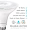 Luxrite PAR38 LED Dusk to Dawn Light Bulbs 15W (90W Equivalent) 1250LM 5000K Bright White E26 Base 2-Pack LR31634-2PK - alternate 4